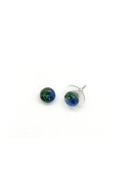 Tiny Round Glass Studs